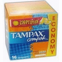 Тампоны гигиенические TAMPAX Compak Regular №16