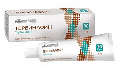 Тербинафин туба(крем д/наружн. прим.) 1% 15г №1