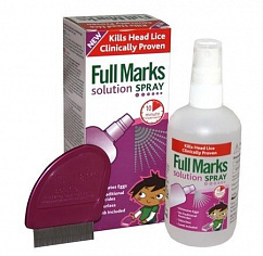 Фулл Маркс (FULL MARKS) спрей-раствор 150мл + гребень