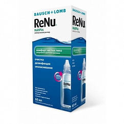 Раствор для контактных линз RENU Multi Plus 60мл + контейнер